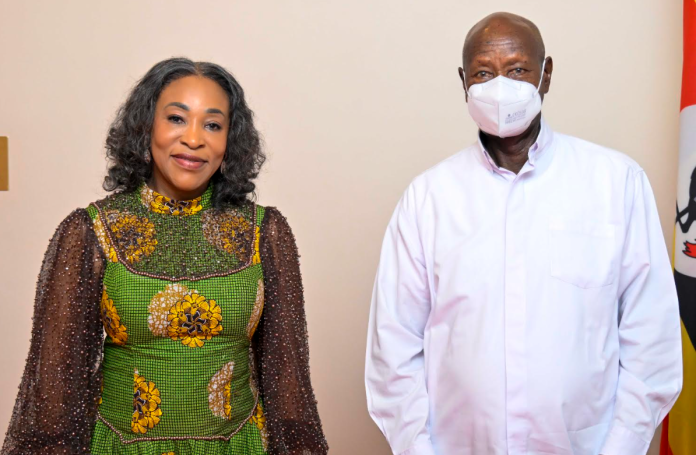 President Museveni meets Commonwealth Secretary-General Shirley Botchwey