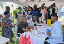State House holds Medical Camp to Promote Staff Wellness